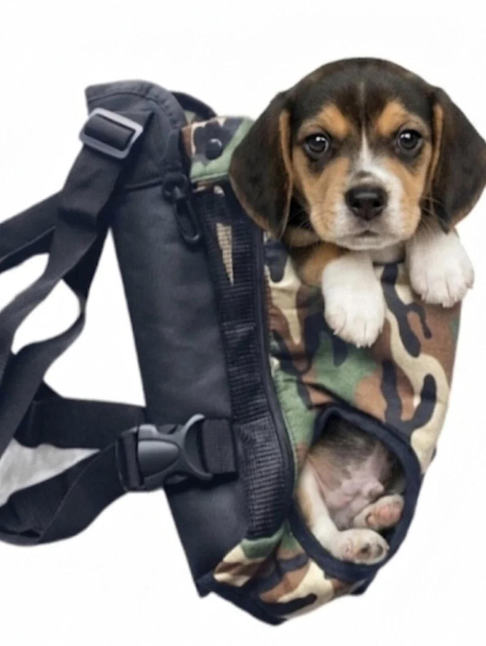 Camo Green Pet Carrier Strappy Adjustable Size medium *Last One!!!